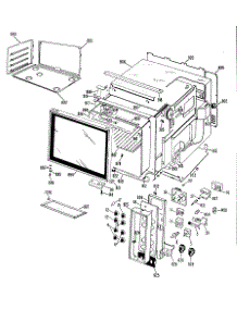 02 - Section2 parts for Ge Range JHP56GXD2 / from AppliancePartsPros.com
