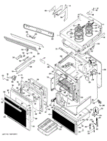 03 - Section3 parts for Ge Range JHP56GXD3 / from AppliancePartsPros.com