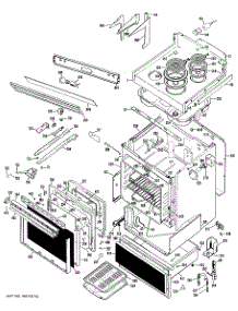 03 - Section3 parts for Ge Range JHP56GXH2 / from AppliancePartsPros.com