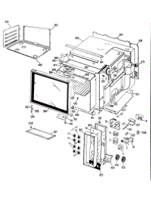 02 - Section2 parts for Ge Range JHP56GXJ3 / from AppliancePartsPros.com