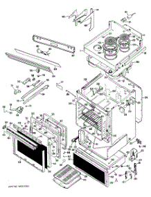 03 - Section3 parts for Ge Range JHP56GXJ3 / from AppliancePartsPros.com