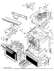 03 - Section3 parts for Ge Range JHP56GXM1 / from AppliancePartsPros.com