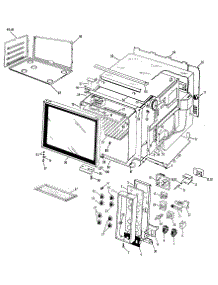 02 - Section2 parts for Ge Range JHP56GXV6 / from AppliancePartsPros.com