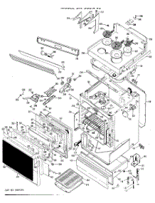 03 - Section3 parts for Ge Range JHP56GXV6 / from AppliancePartsPros.com