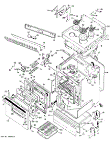 02 - Section2 parts for Ge Range JHP56XV8 / from AppliancePartsPros.com