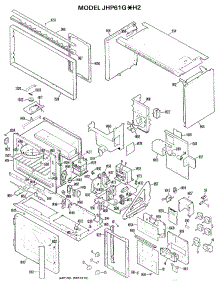 03 - Section3 parts for Ge Range JHP61GXH2 / from AppliancePartsPros.com