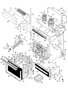 03 - Section3 parts for Ge Range JHP61GXJ1 / from AppliancePartsPros.com