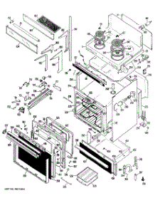 02 - Section2 parts for Ge Range JHP62GXM1 / from AppliancePartsPros.com