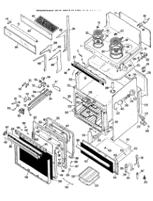 03 - Section3 parts for Ge Range JHP62VXK4 / from AppliancePartsPros.com