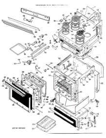 03 - Section3 parts for Ge Range JHP63VXK2 / from AppliancePartsPros.com