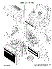02 - Section2 parts for Ge Range JHP66GX02 / from AppliancePartsPros.com