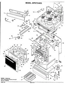 03 - Section3 parts for Ge Range JHP67GXD1 / from AppliancePartsPros.com