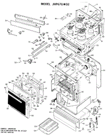 03 - Section3 parts for Ge Range JHP67GXD2 / from AppliancePartsPros.com