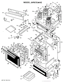 03 - Section3 parts for Ge Range JHP67GXH2 / from AppliancePartsPros.com