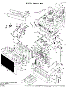 02 - Section2 parts for Ge Range JHP67GXV5 / from AppliancePartsPros.com