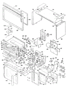 02 - Section2 parts for Ge Range JHP68GX02 / from AppliancePartsPros.com