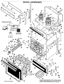 02 - Section2 parts for Ge Range JHP69GXK2 / from AppliancePartsPros.com
