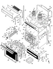 02 - Section2 parts for Ge Range JHP70NXK2 / from AppliancePartsPros.com