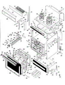 02 - Section2 parts for Ge Range JHP70NXK5 / from AppliancePartsPros.com