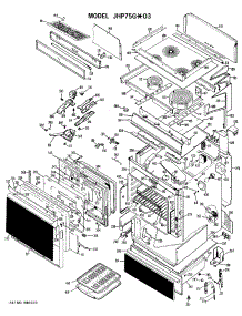 02 - Section2 parts for Ge Range JHP75GX03 / from AppliancePartsPros.com
