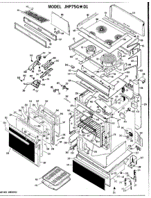 02 - Section2 parts for Ge Range JHP75GXD1 / from AppliancePartsPros.com