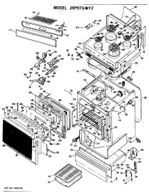 02 - Section2 parts for Ge Range JHP97GXY2 / from AppliancePartsPros.com