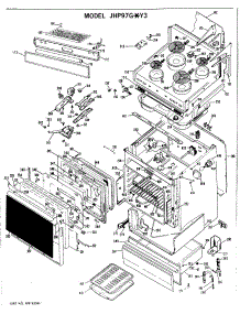 02 - Section2 parts for Ge Range JHP97GXY3 / from AppliancePartsPros.com