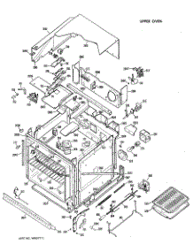 02 - Upper Oven parts for Ge Oven JKP16GXD1 / from AppliancePartsPros.com