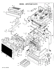 02 - Section2 parts for Ge Range JHP97GXY6 / from AppliancePartsPros.com