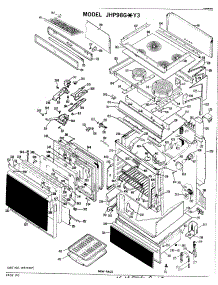 02 - Section2 parts for Ge Range JHP98GXY3 / from AppliancePartsPros.com