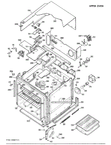 02 - Upper Oven parts for Ge Oven JKP27GXD1 / from AppliancePartsPros.com