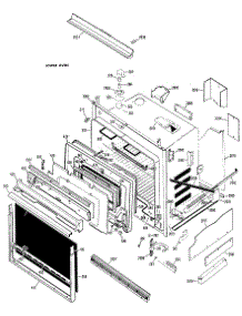 03 - Lower Oven parts for Ge Oven JKP27GXH1 / from AppliancePartsPros.com