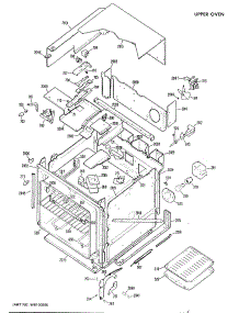 03 - Upper Oven parts for Ge Oven JKP27GXJ1 / from AppliancePartsPros.com