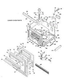 03 - Lower Oven Parts parts for Ge Oven JKP27GXJ3 / from AppliancePartsPros.com