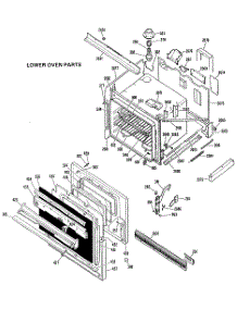 03 - Lower Oven Parts parts for Ge Oven JKP27GXJ4 / from AppliancePartsPros.com
