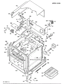 02 - Upper Oven parts for Ge Oven JKP27XD1 / from AppliancePartsPros.com