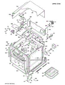02 - Upper Oven parts for Ge Oven JKP27XJ1 / from AppliancePartsPros.com