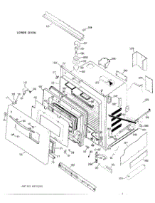 03 - Lower Oven parts for Ge Oven JKP27XJ1 / from AppliancePartsPros.com