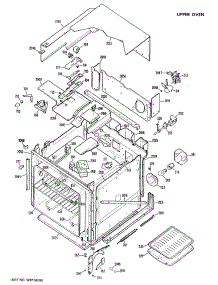 02 - Upper Oven parts for Ge Oven JKP27XJ2 / from AppliancePartsPros.com
