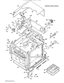 02 - Upper Oven Parts parts for Ge Oven JKP27XJ3 / from AppliancePartsPros.com