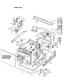 02 - Lower Oven parts for Ge Oven JKP36GX08 / from AppliancePartsPros.com