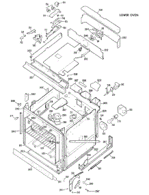 03 - Lower Oven parts for Ge Oven JKP36GXH1 / from AppliancePartsPros.com