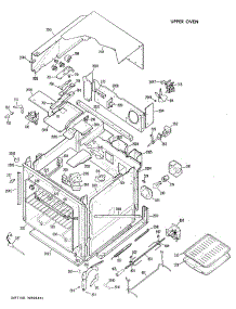 02 - Upper Oven parts for Ge Oven JKP36XD1 / from AppliancePartsPros.com