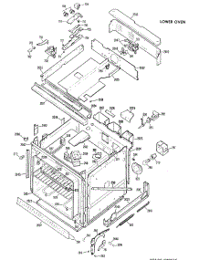 03 - Lower Oven parts for Ge Oven JKP36XD1 / from AppliancePartsPros.com