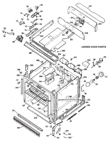03 - Lower Oven Parts parts for Ge Oven JKP37GXL1 / from AppliancePartsPros.com
