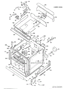 03 - Lower Oven parts for Ge Oven JKP38GXJ1 / from AppliancePartsPros.com