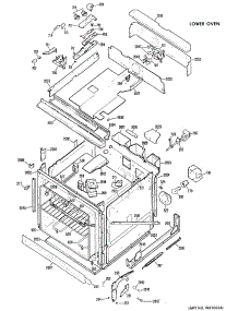 03 - Lower Oven parts for Ge Oven JKP38GXJ2 / from AppliancePartsPros.com
