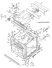 03 - Lower Oven Parts parts for Ge Oven JKP38GXJ3 / from AppliancePartsPros.com