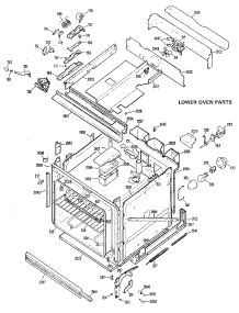 03 - Lower Oven Parts parts for Ge Oven JKP38GXJ5 / from AppliancePartsPros.com