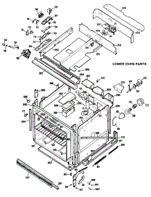 03 - Lower Oven Parts parts for Ge Oven JKP38GXJ6 / from AppliancePartsPros.com